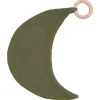 Doudou lune avec anneau dentition gaze et bambou