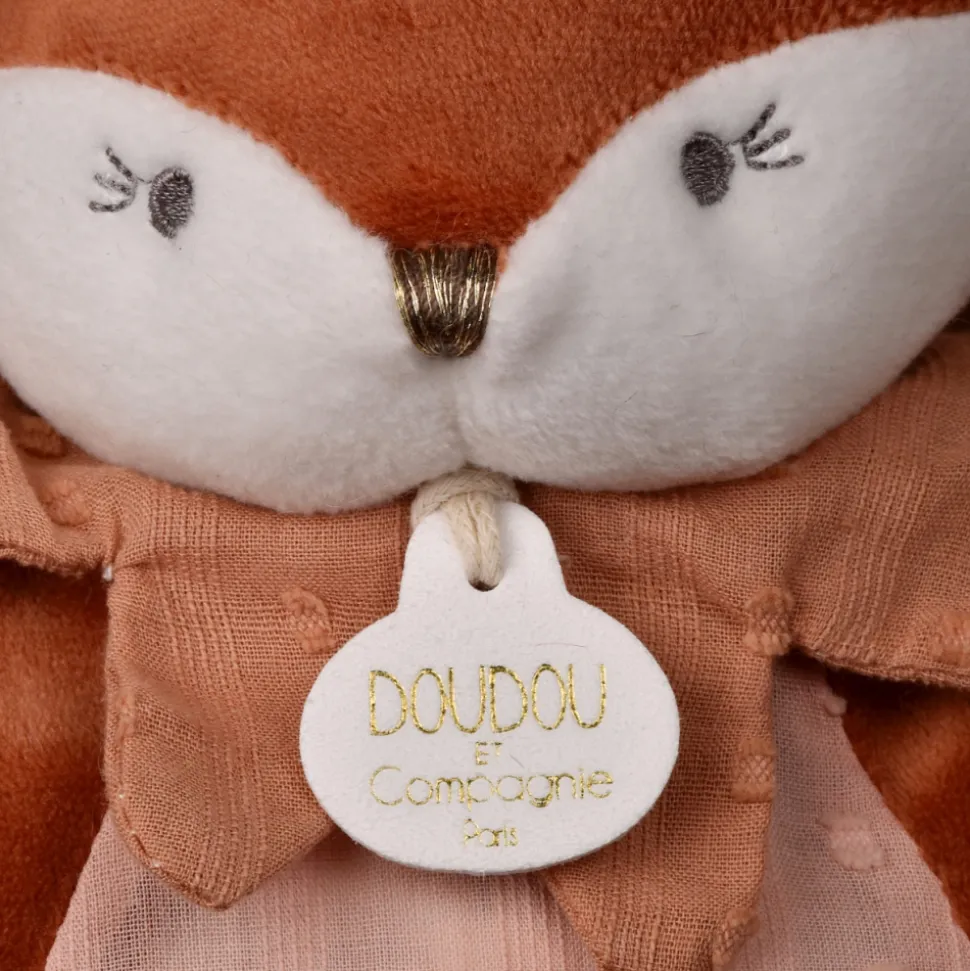 Doudou marionnette mina la renarde 25 cm