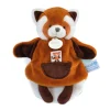 Doudou marionnette unicef panda roux