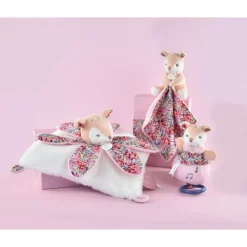Doudou mouchoir boh'aime faon
