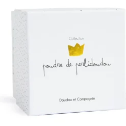 Doudou mouchoir perlidoudou ours petit roi
