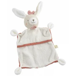 Doudou mouchoir plat petit coeur