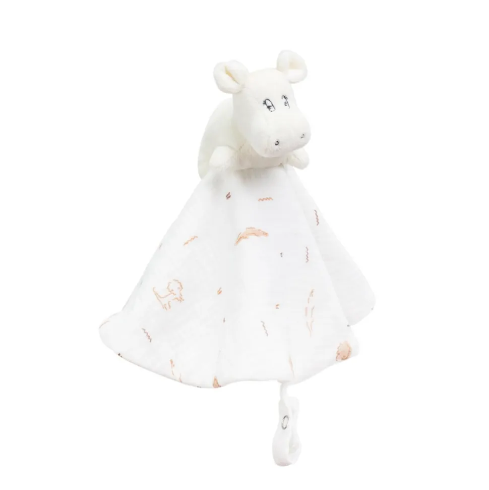 Doudou mouchoir tam tam hippo