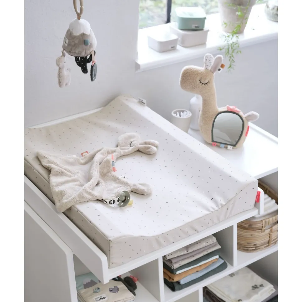 Doudou plat attache sucette lalee sable