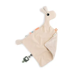Doudou plat attache sucette lalee sable