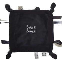 Doudou plat bleu marine