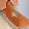 Doudou plat 29 cm timo le renard
