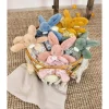 Doudou plat lapin beige sable lapin doudou 18 cm
