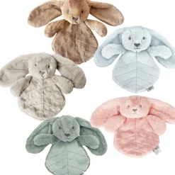 Doudou plat lapin 30 cm - caramel
