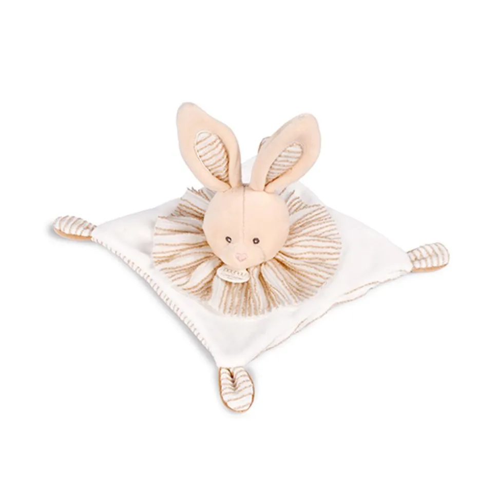 Doudou plat les chouchoux 20 cm lapin