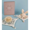 Doudou plat les chouchoux 20 cm lion