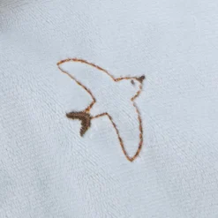 Doudou plat ours bleu 24 cm