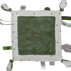 Doudou plat vert kaki