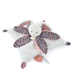 Doudou pétale boh'aime lapin rose