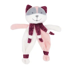 Doudou raton laveur olga 25 cm