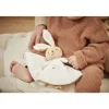 Doudou rond lapin crème