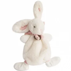 Doudou rose lapin bonbon