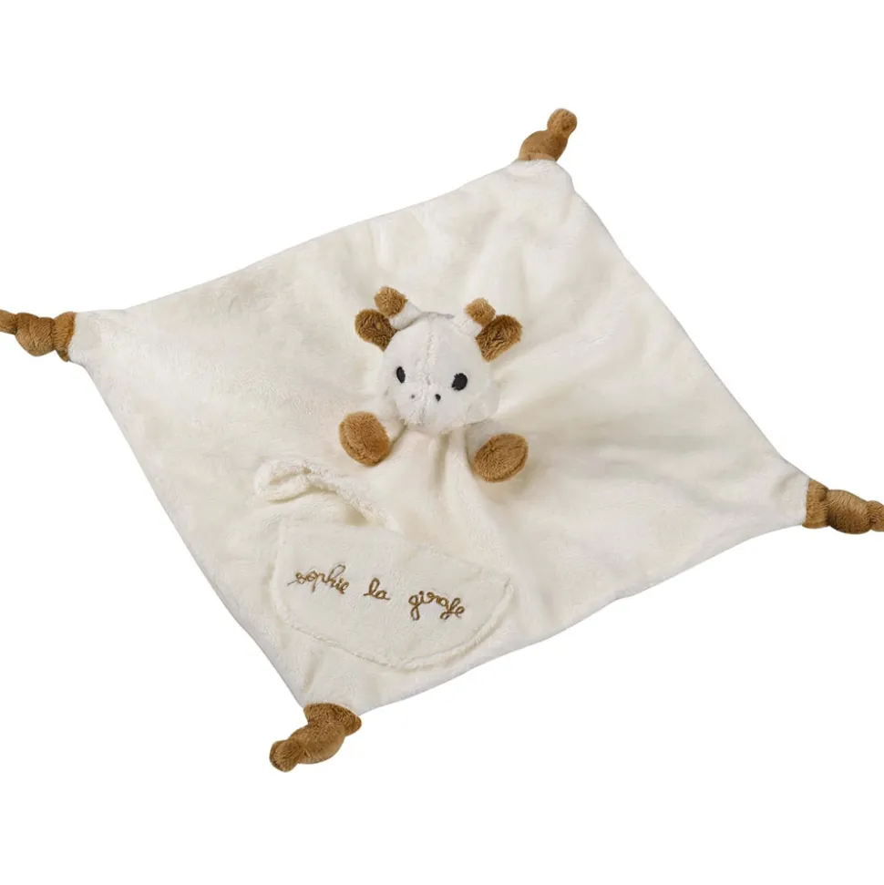 Doudou sophie la girafe avec attache sucette