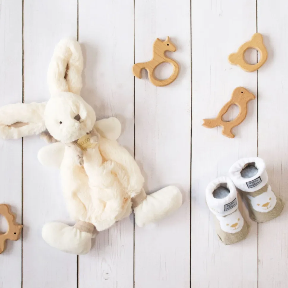 Doudou taupe lapin bonbon