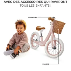 Draisienne rapid 2- rose