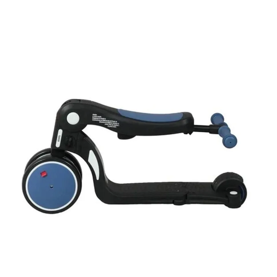 Draisienne évolutive 5 en 1 scootizz avec barre de poussée adulte bleu océan