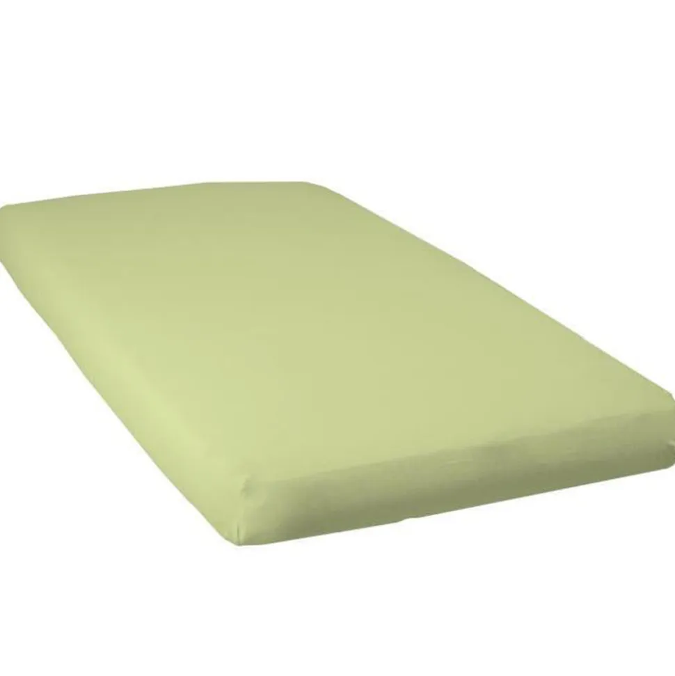 Drap housse bébé jersey 60 x 120 cm vert