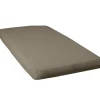Drap housse bébé 70 x 140 cm taupe