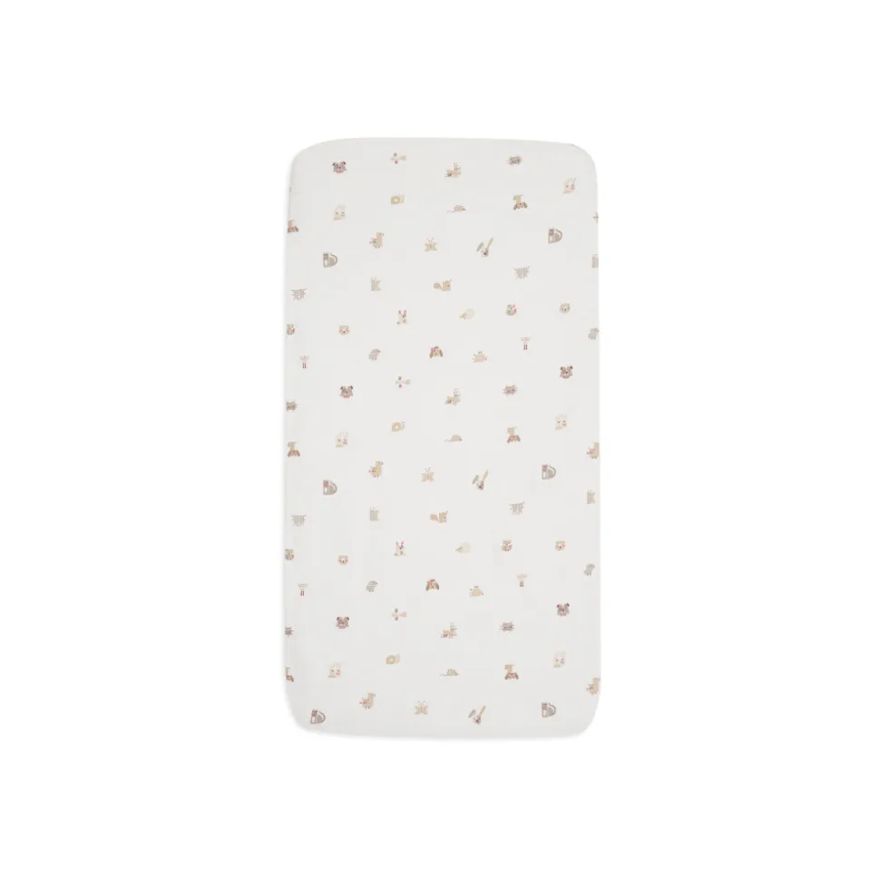 Drap housse berceau 40x80 cm jersey animal friends