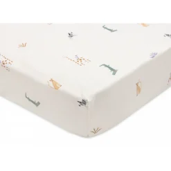 Drap housse berceau 40x80 cm jersey jungle jambo