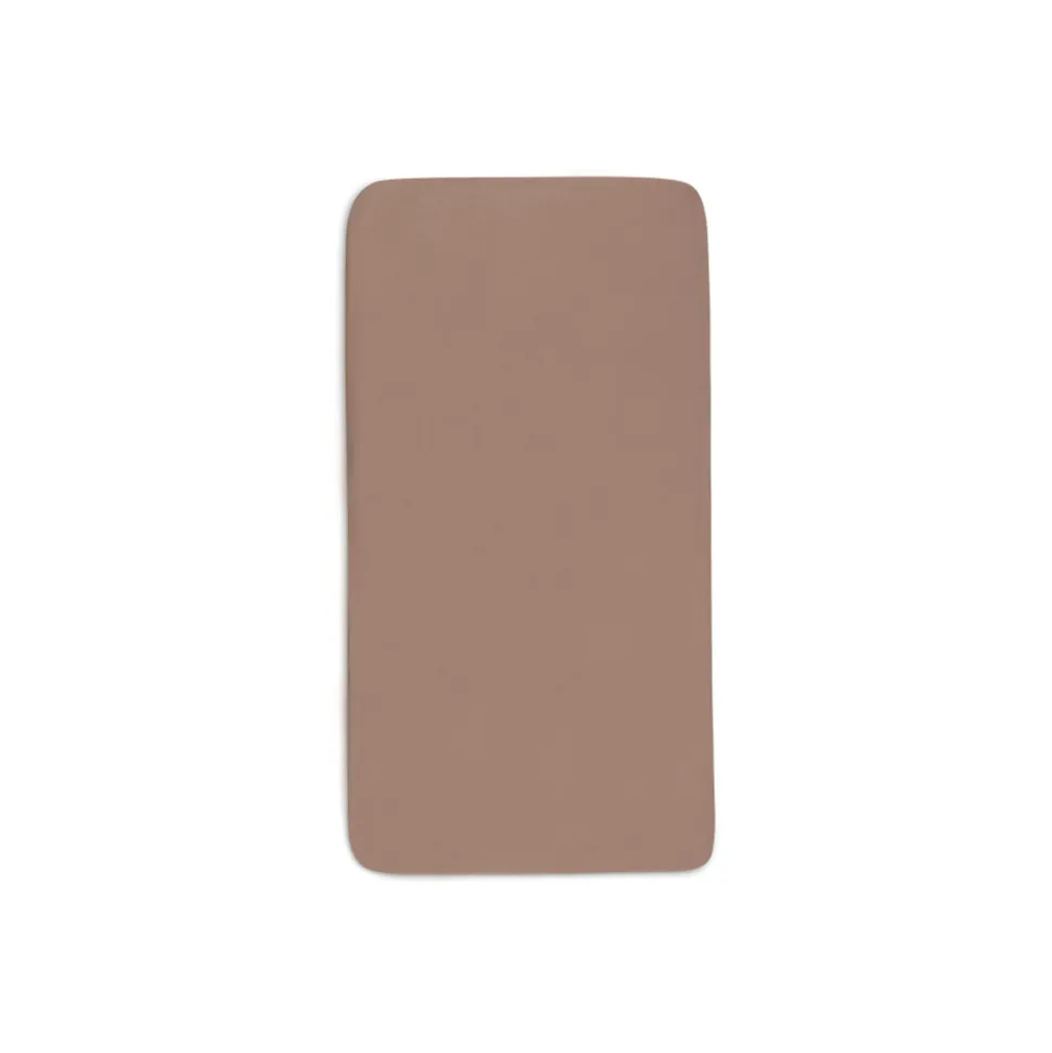 Drap housse berceau 40x80 cm jersey milky coffee