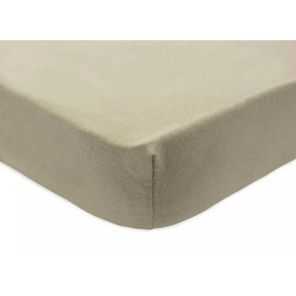 Drap housse berceau 40x80 cm jersey olive