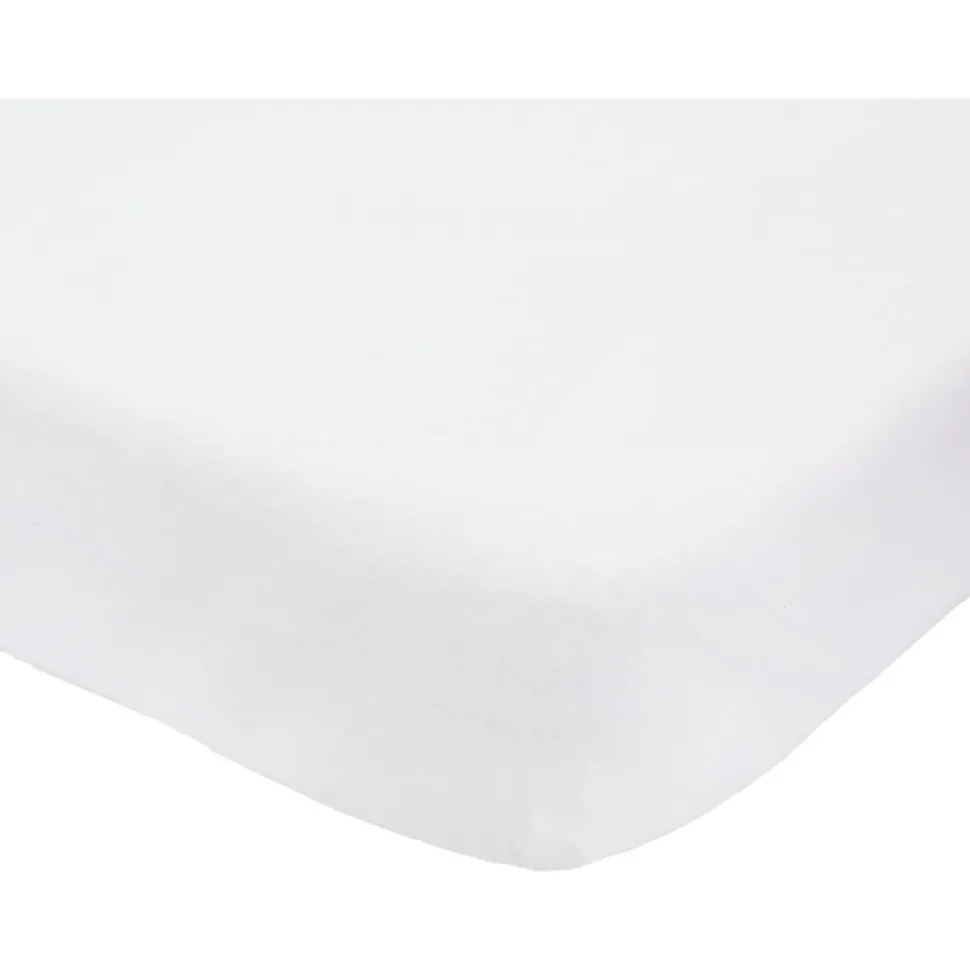 Drap housse blanc 40 x 80 cm