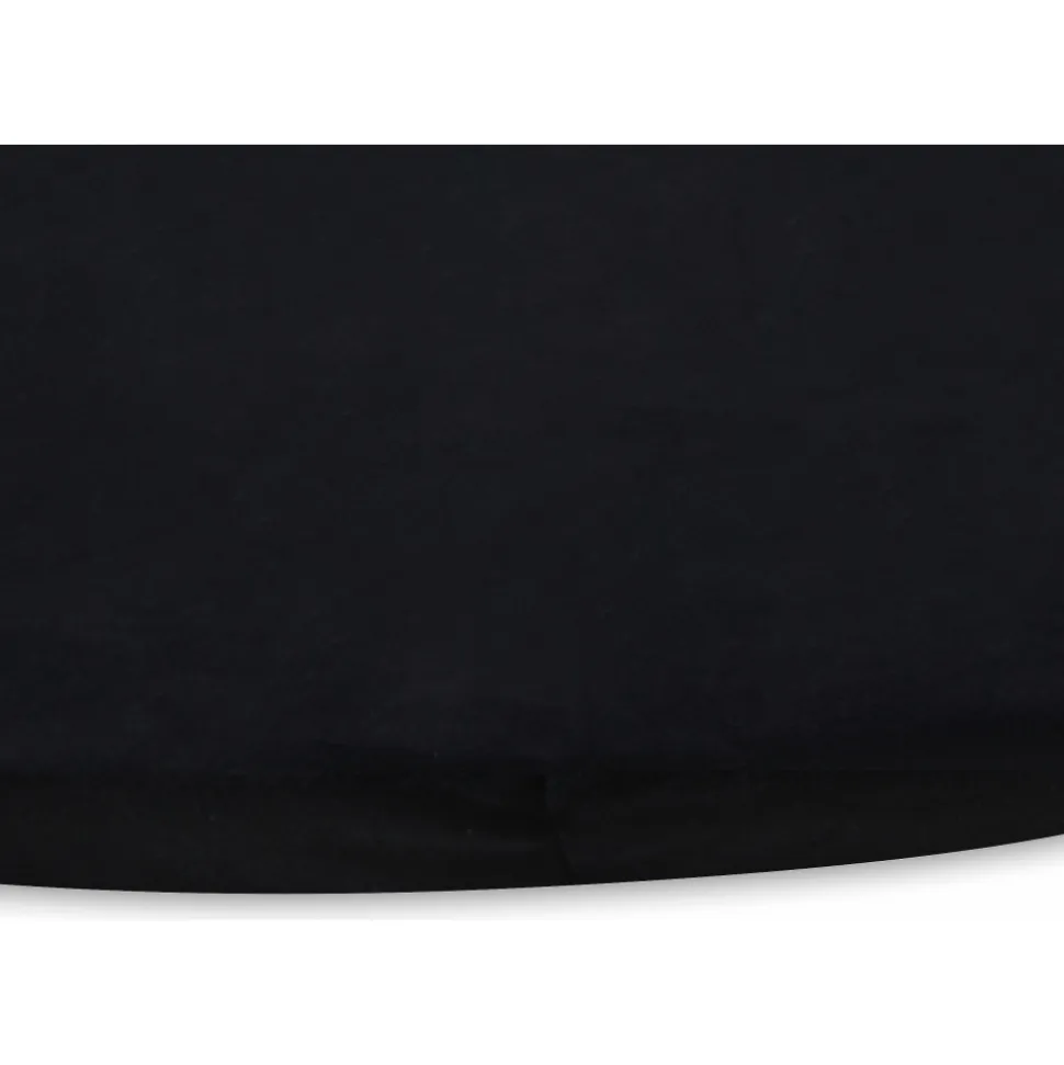 Drap housse ø95cm en jersey matelas de parc black