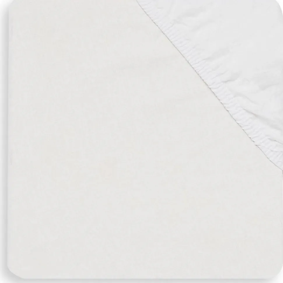 Drap-housse en coton 40x80cm white