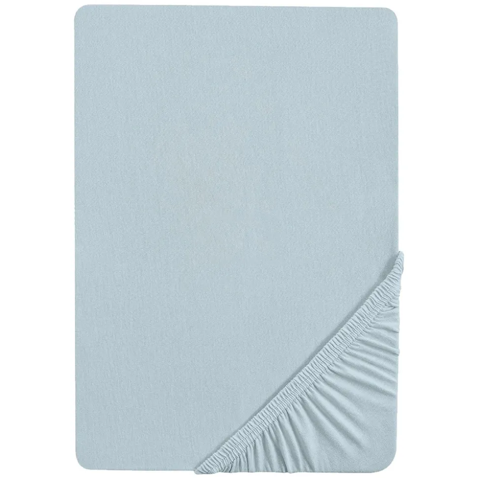 Drap-housse en jersey 40x90cm - 45x90cm lil planet bleu clair