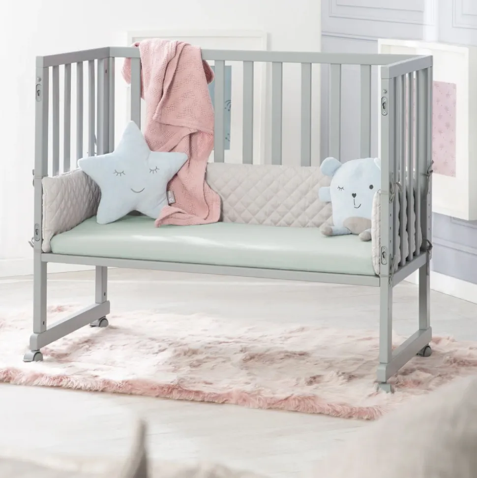 Drap-housse en jersey 40x90cm - 45x90cm lil planet frosty green