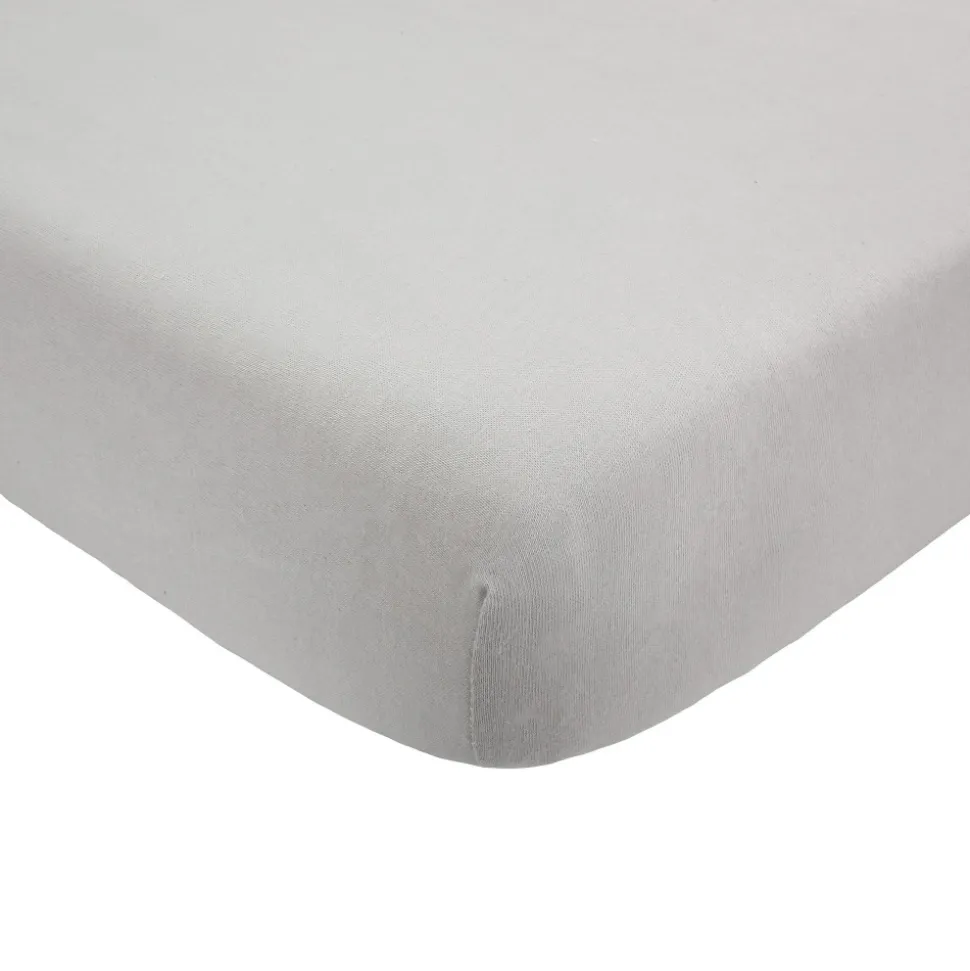 Drap housse gris 70 x 140 cm