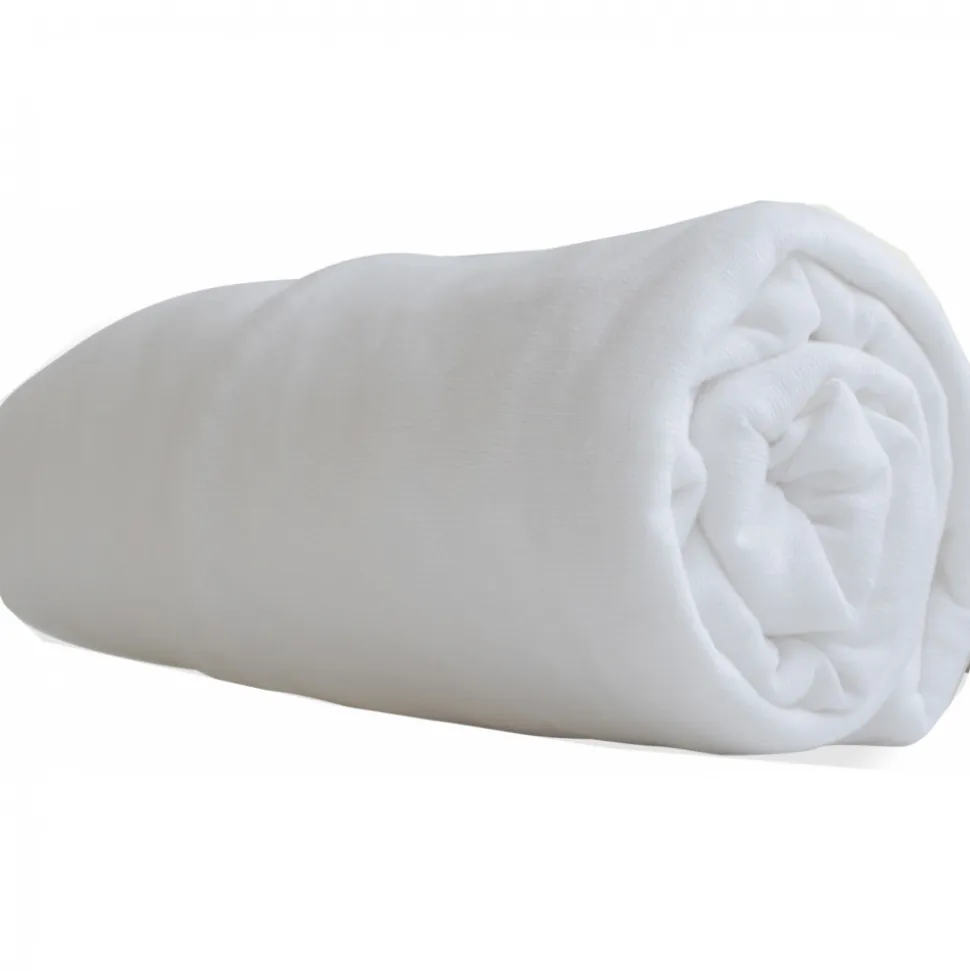Drap-housse imperméable 30x75 pour couffin blanc