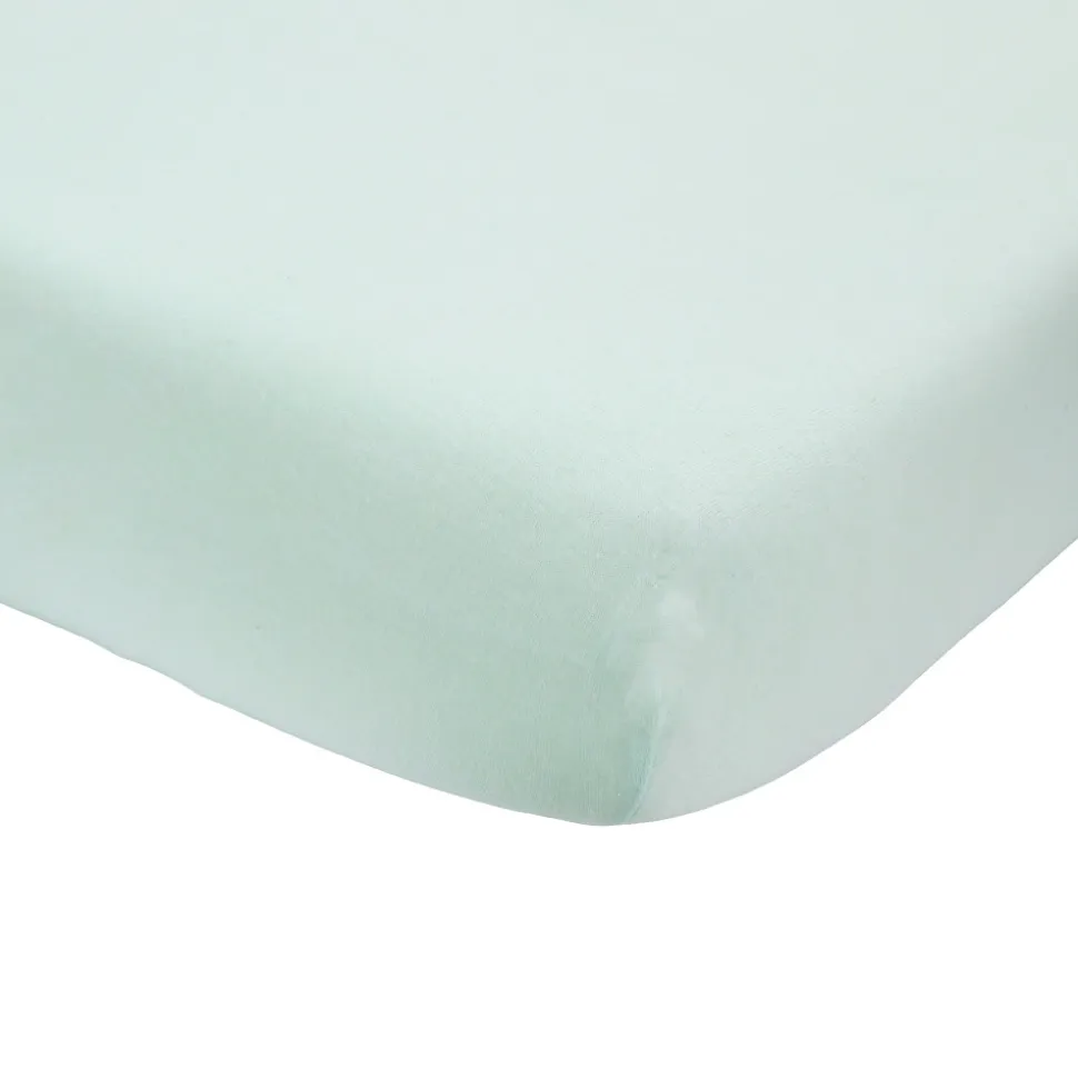 Drap housse jade 70 x 140 cm