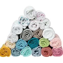 Drap housse lilas 70x140 cm jersey