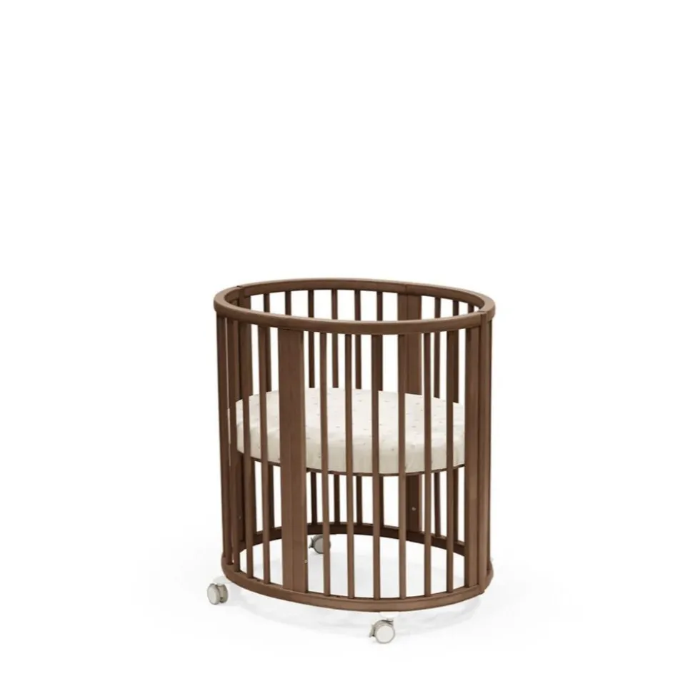 Drap housse mini sleepi flower ecru