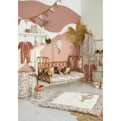 Drap housse pour matelas 60 x 120 cm - caramel forest