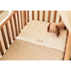Drap housse 60x120 cm jersey animal friends