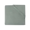 Drap housse 70x140 cm jersey ash green