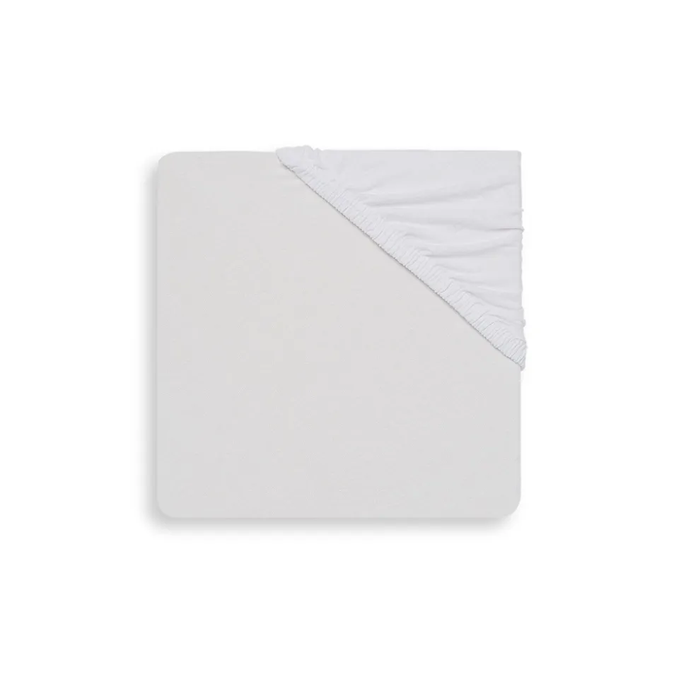 Drap housse 60x120 cm jersey blanc