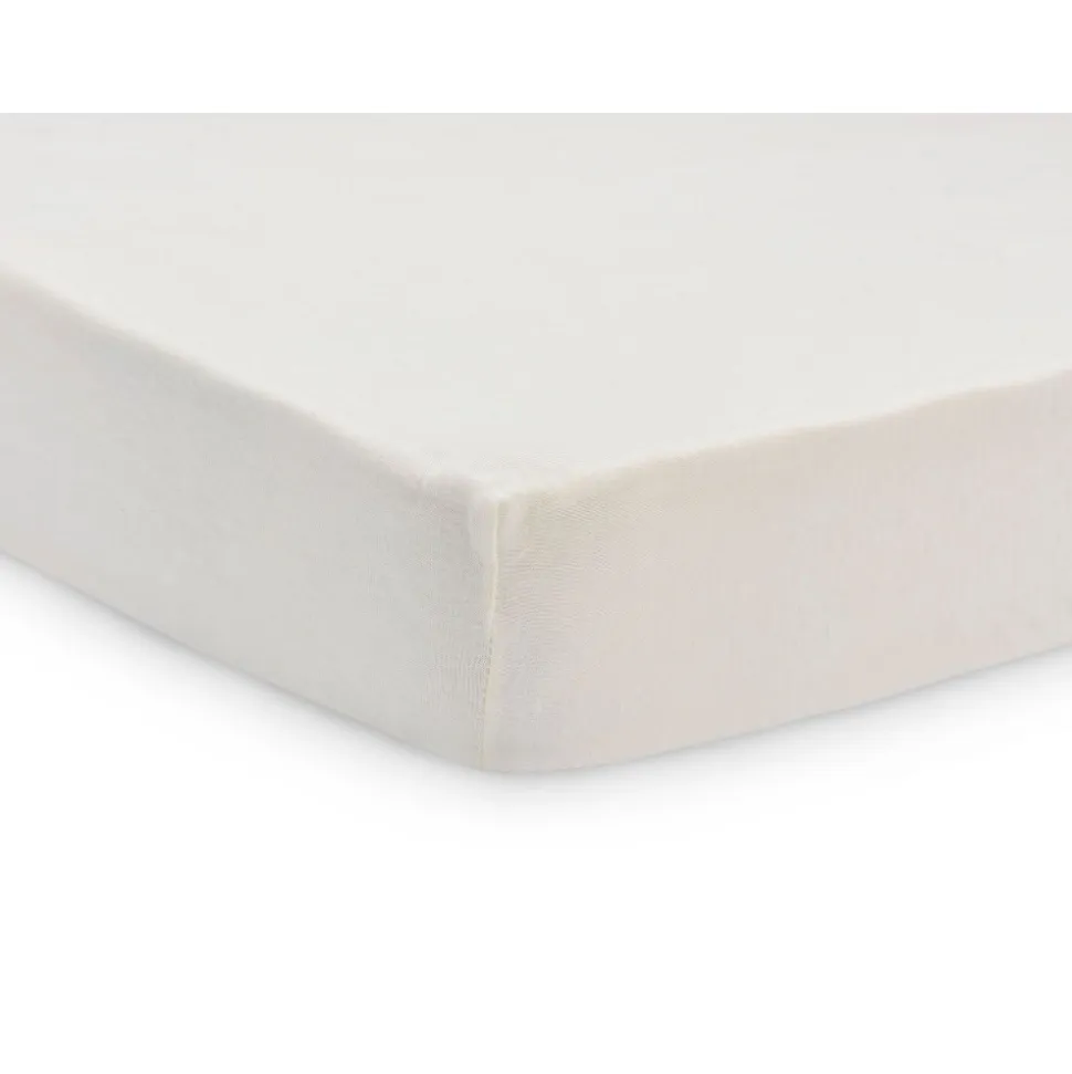 Drap housse 60x120 cm jersey ivoire