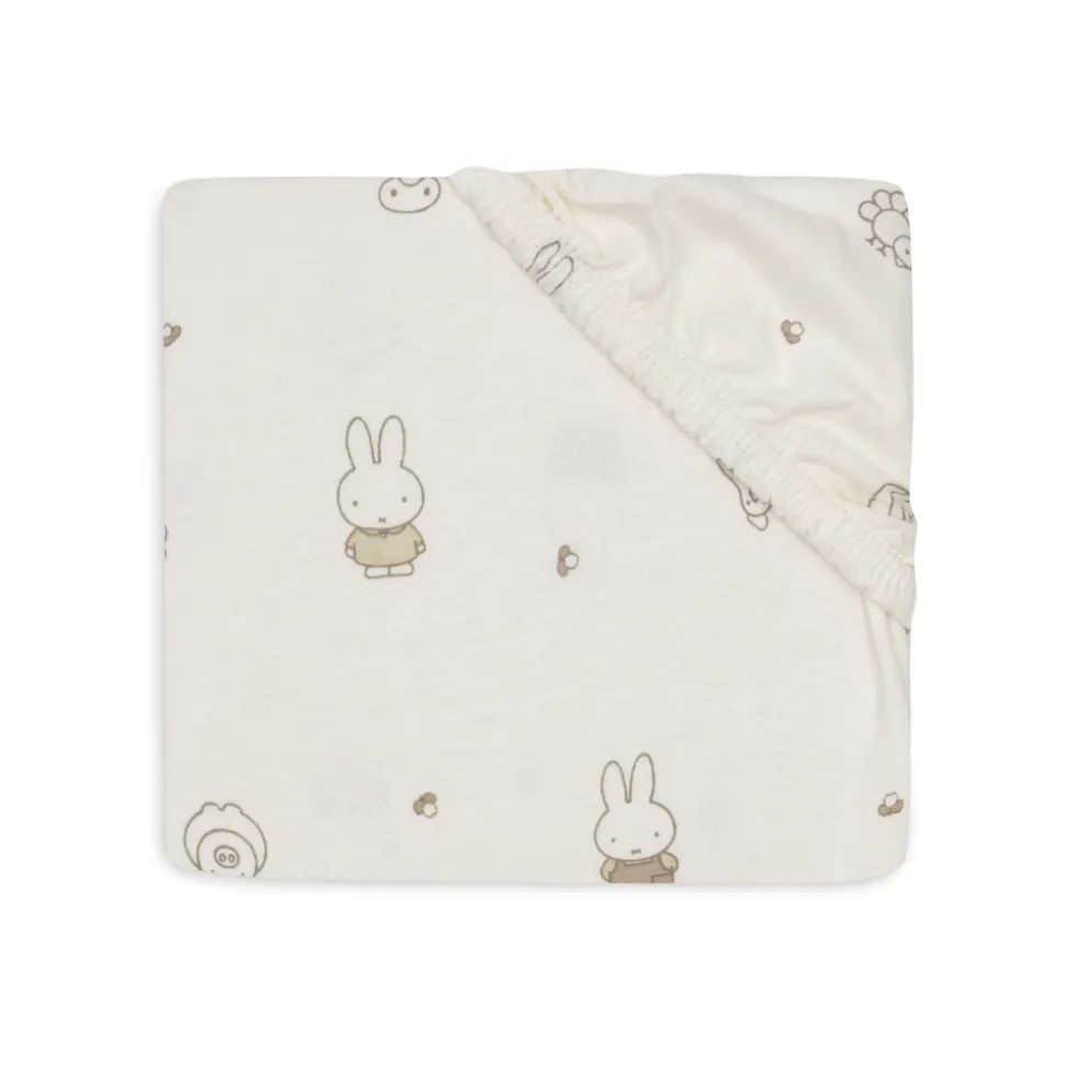 Drap housse 60x120 cm jersey miffy family farm