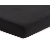 Drap housse 60x120 cm jersey noir