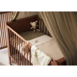 Drap housse 60x120 cm jersey olive