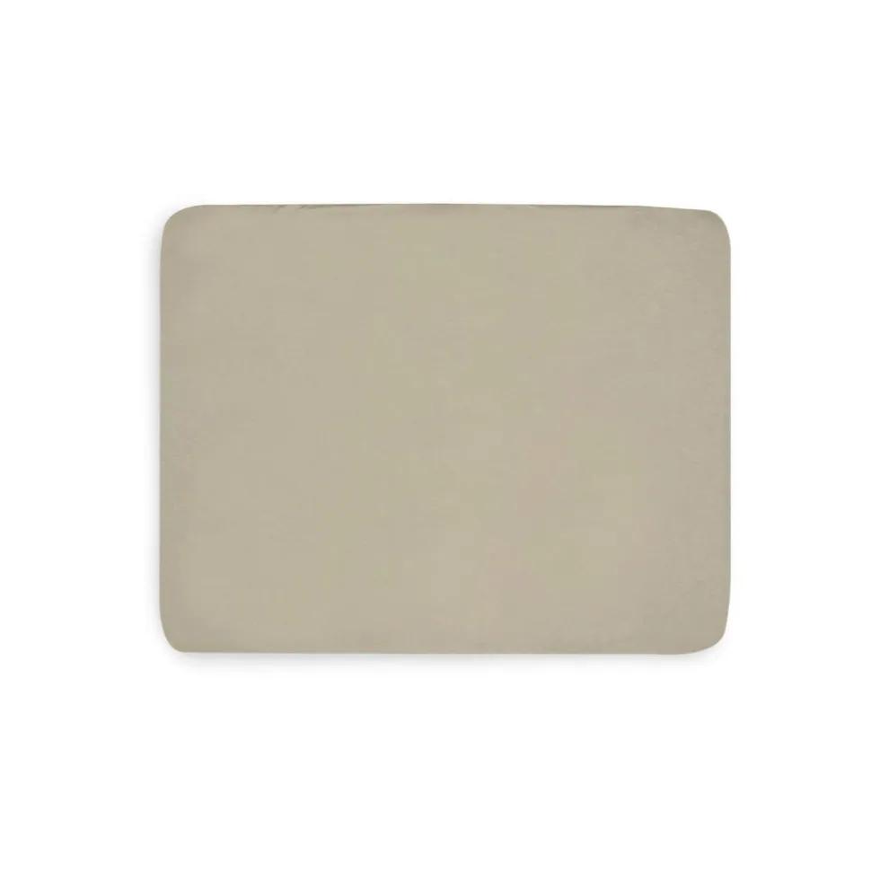 Drap housse 75 x 95 cm jersey pour tapis de parc olive